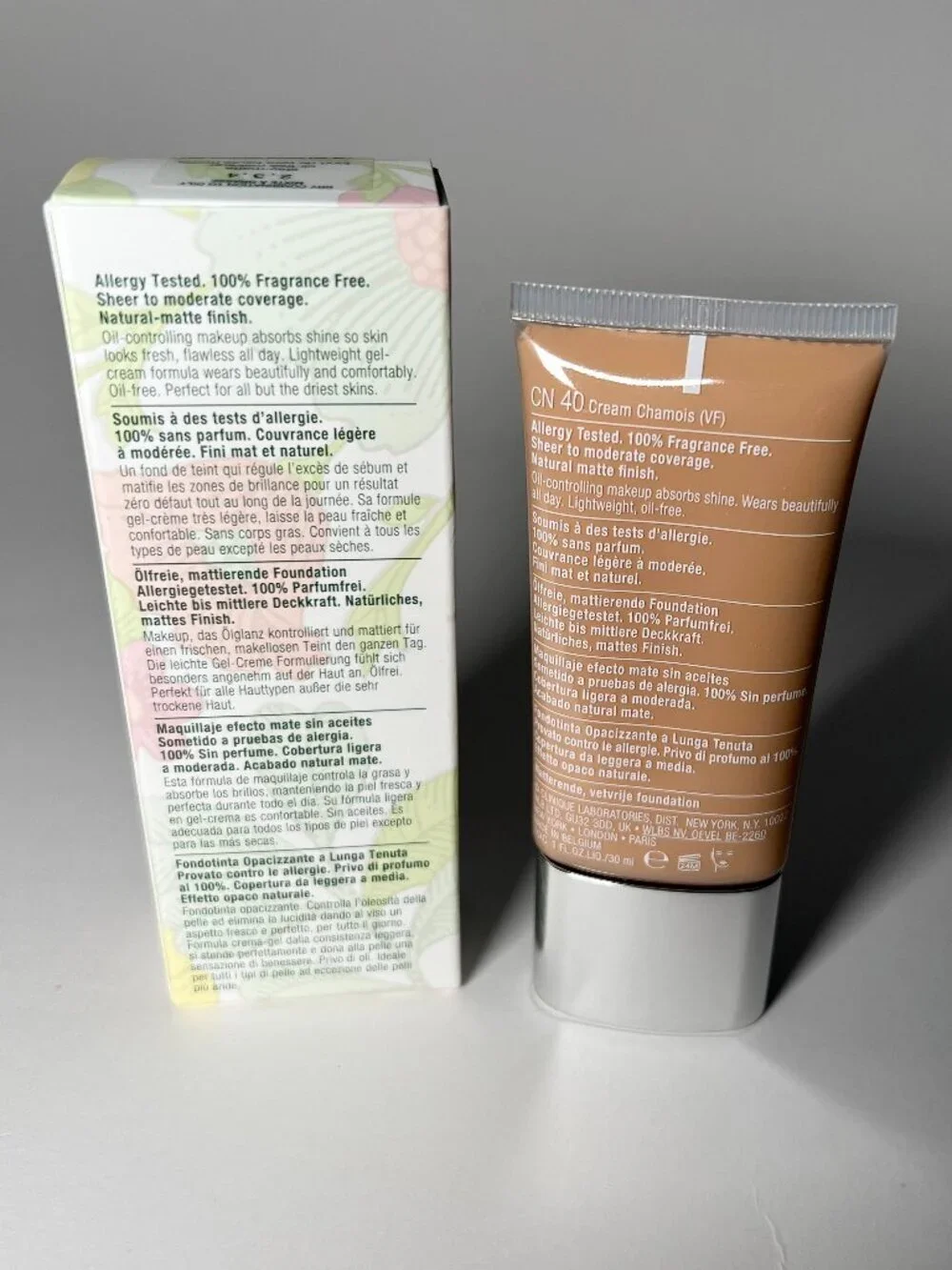 Clinique Stay Matte Oil Free Makeup 40 Cream Chamois Full Size 1 fl oz SEALED